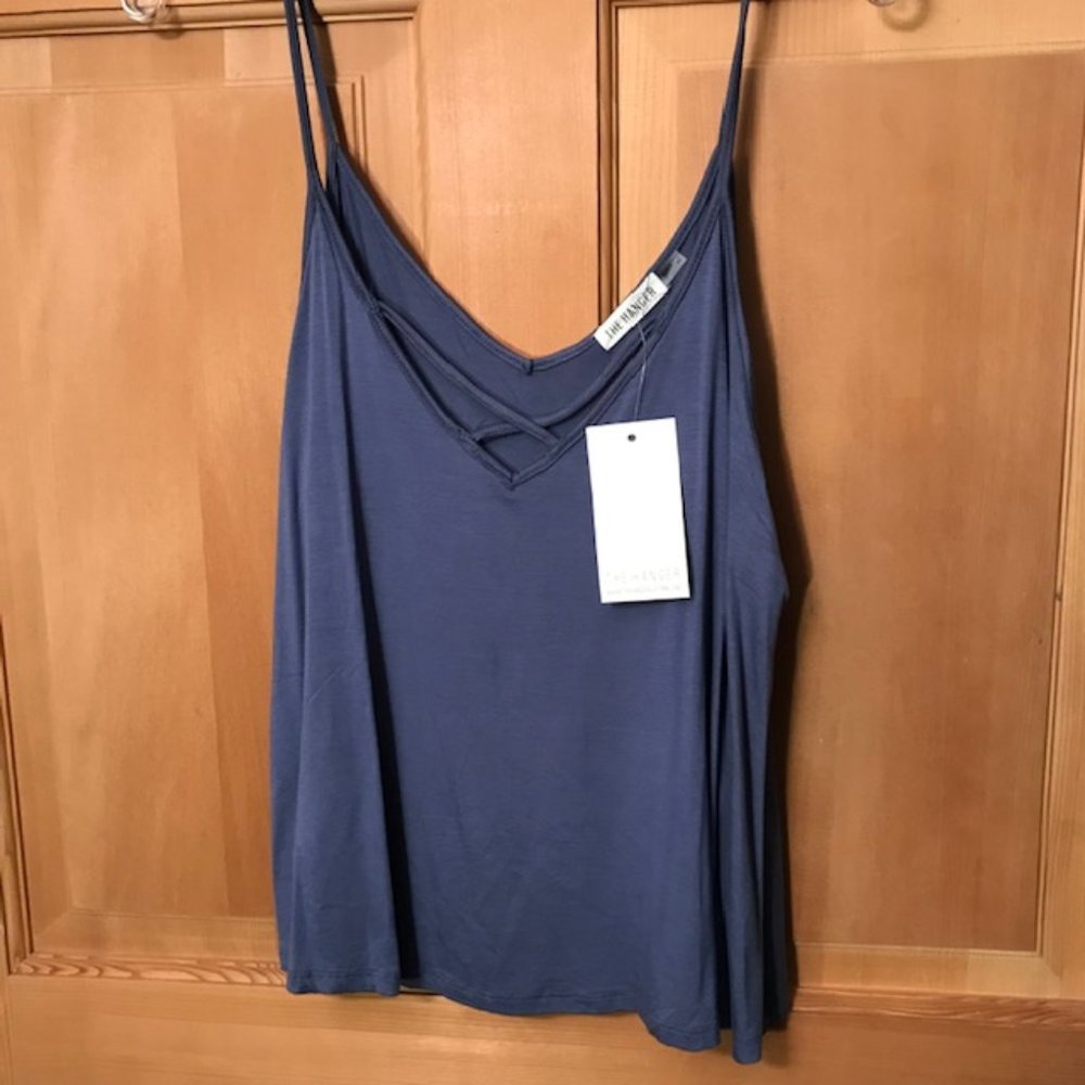 The Hanger Clothing Criss-Cross Tank Top NWT